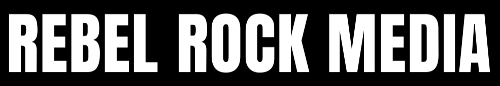 Rebel Rock Media in white text on black